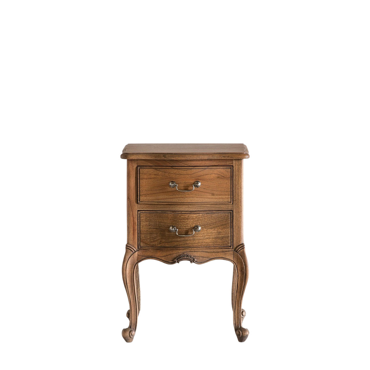 Chic Bedside Table Weathered 520x430x750mm