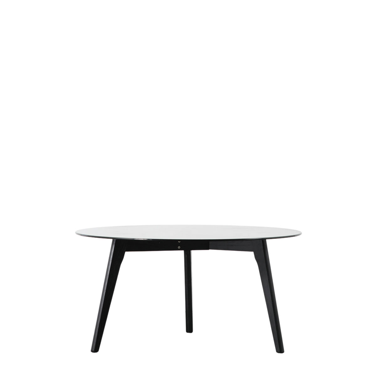 Blair Round Coffee Table Black 900x900x450mm