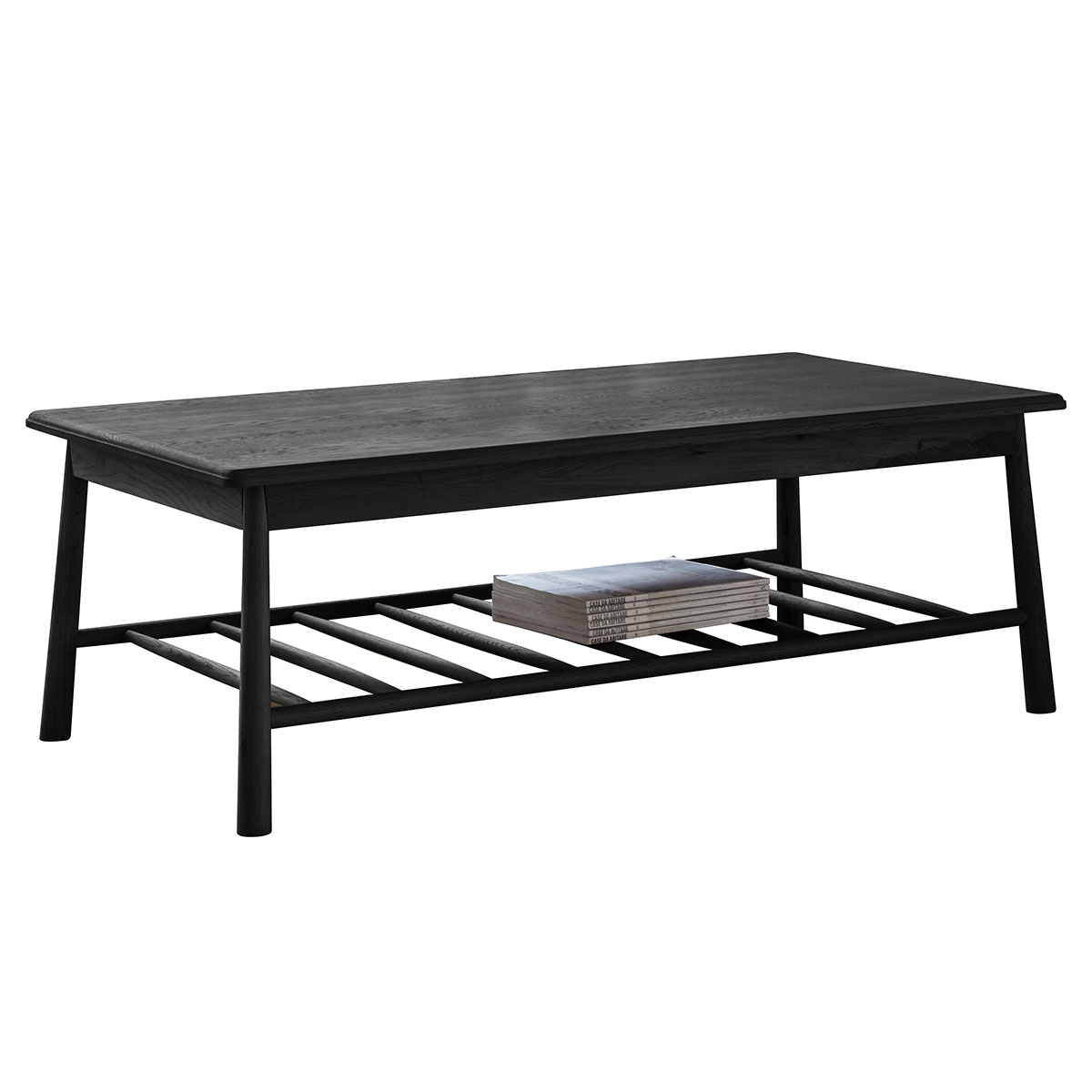 Wycombe Rect Coffee Table Black 1200x650x425mm