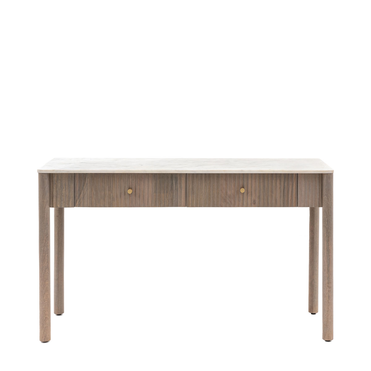 Marmo 2 Drawer Console 1300x450x750mm