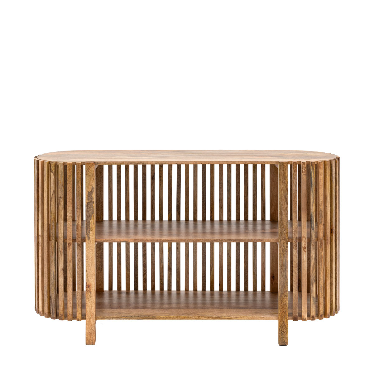 Voss Slatted Console Table 1400x400x700mm