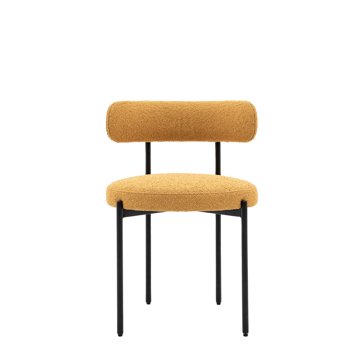 Aveley Dining Chair Ochre (2pk) 525x510x750mm