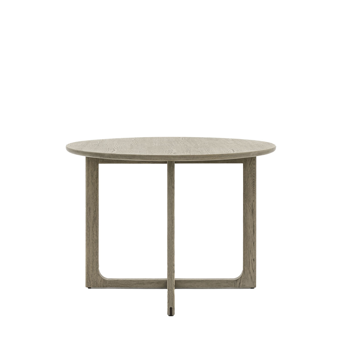 Craft Round Dining Table Smoked 1100x1100x750mm