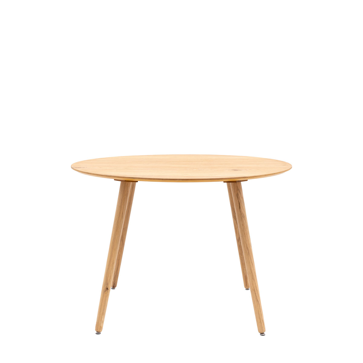 Hatfield Round Dining Table Natural 1100x1100x750m