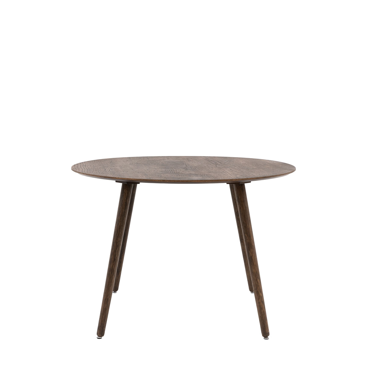 Hatfield Round Dining Table Smoked 1100x1100x750mm