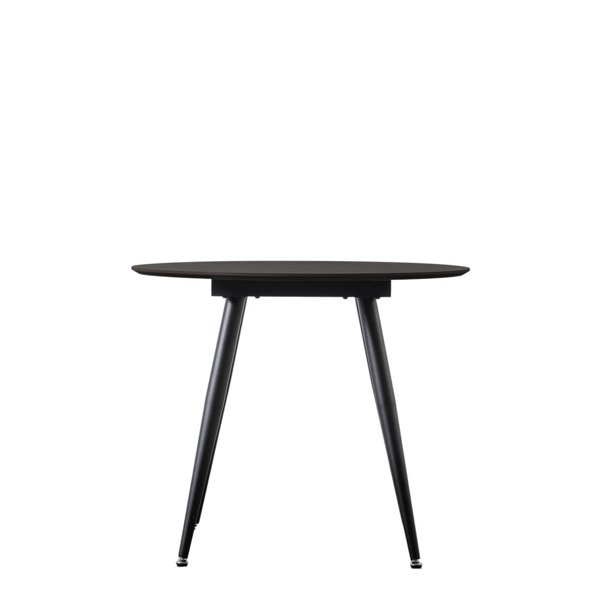 Astley Round Dining Table Black 900x900x750mm