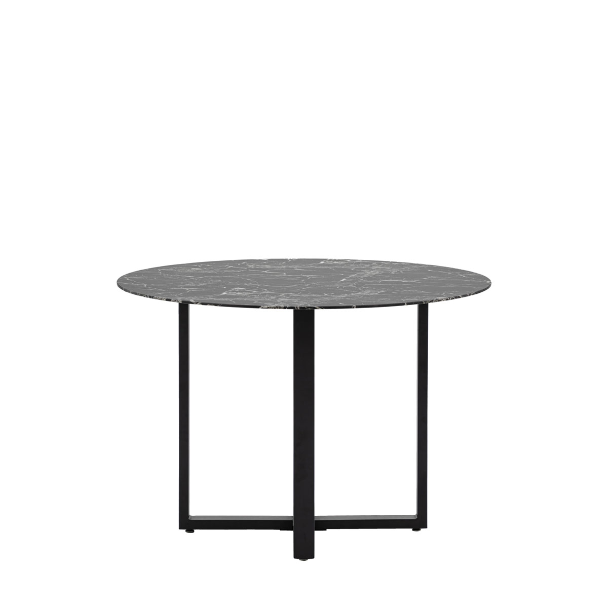 Connolly Dining Table Black Effect 1100x1100x750mm
