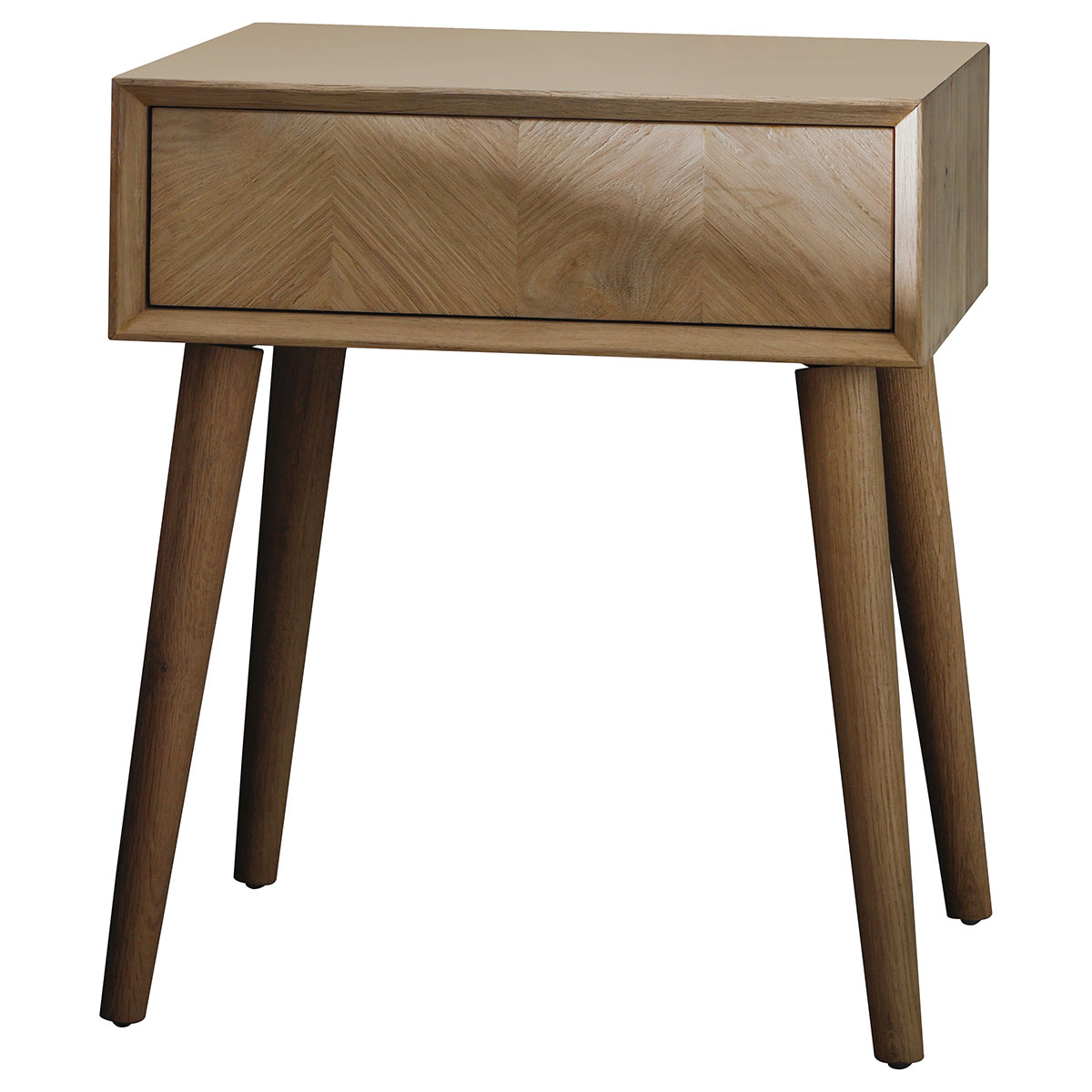 Milano 1 Drawer Side Table 500x450x600mm