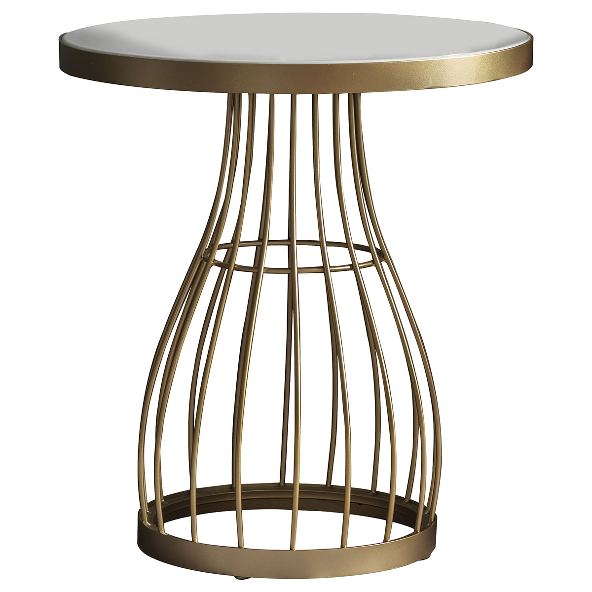 Southgate Side Table Champagne 500x500x550mm