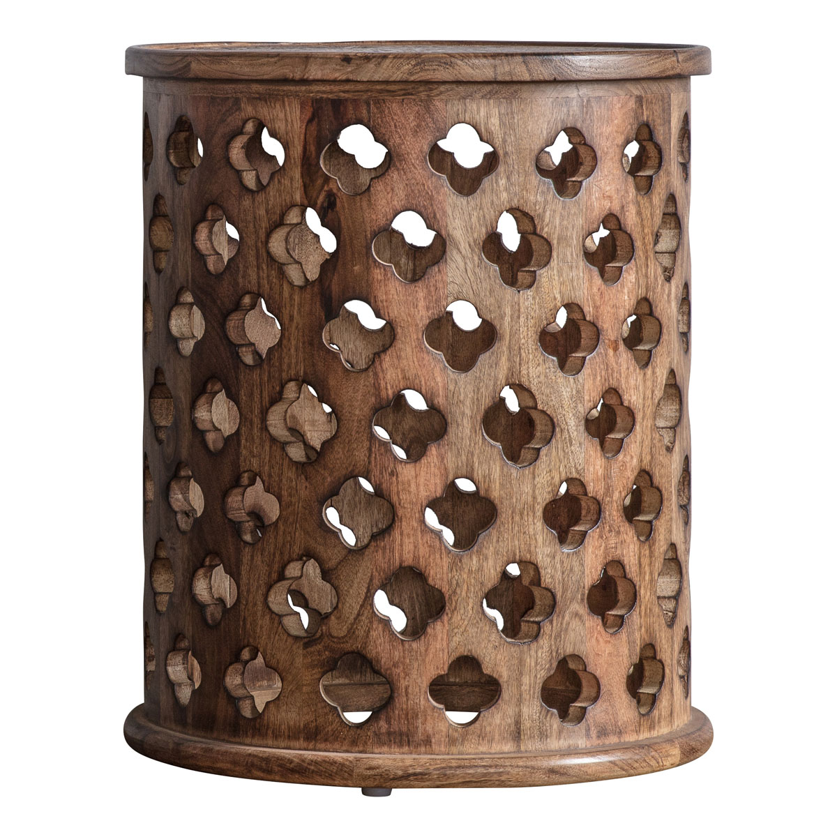 Jaipur Side Table Natural 460x460x560mm
