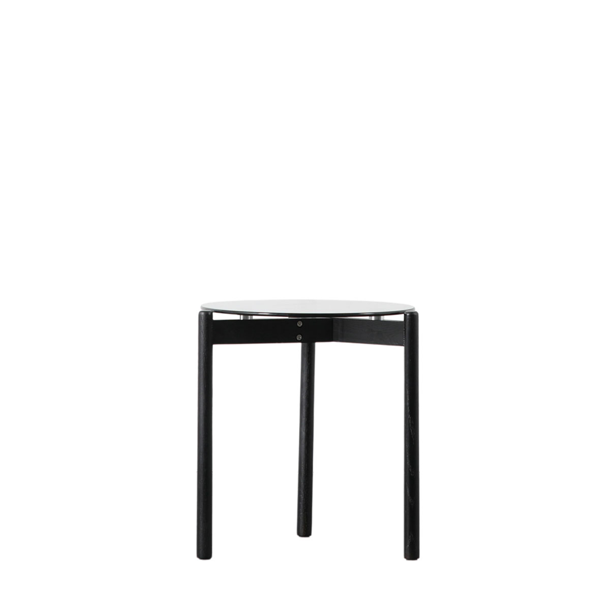 Moran Side Table Black 400x400x450mm