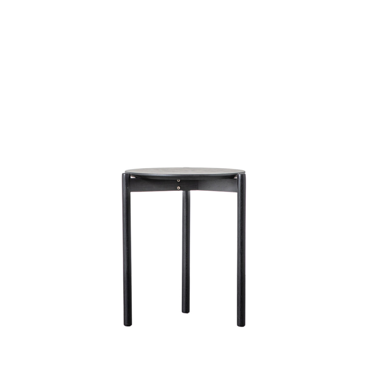 Burley Side Table Black 400x400x500mm