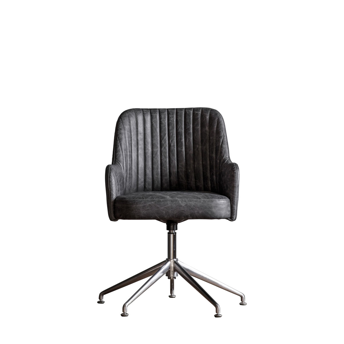 Curie Swivel Chair Antique Ebony