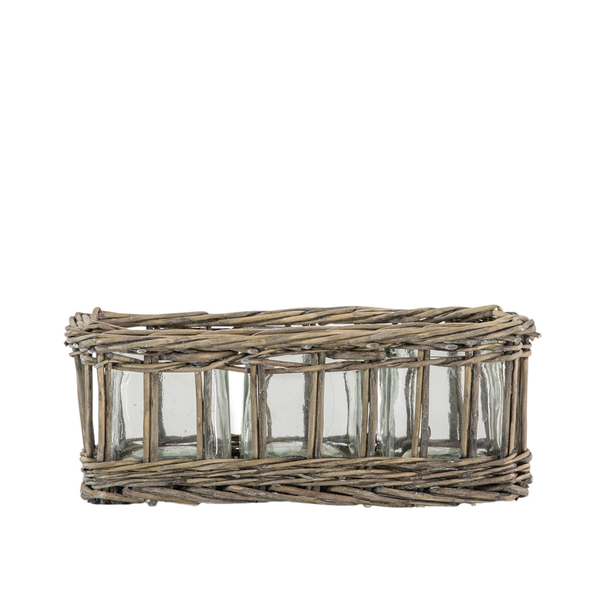 Hambleden Candle Holder x3 Willow 270x110x100mm