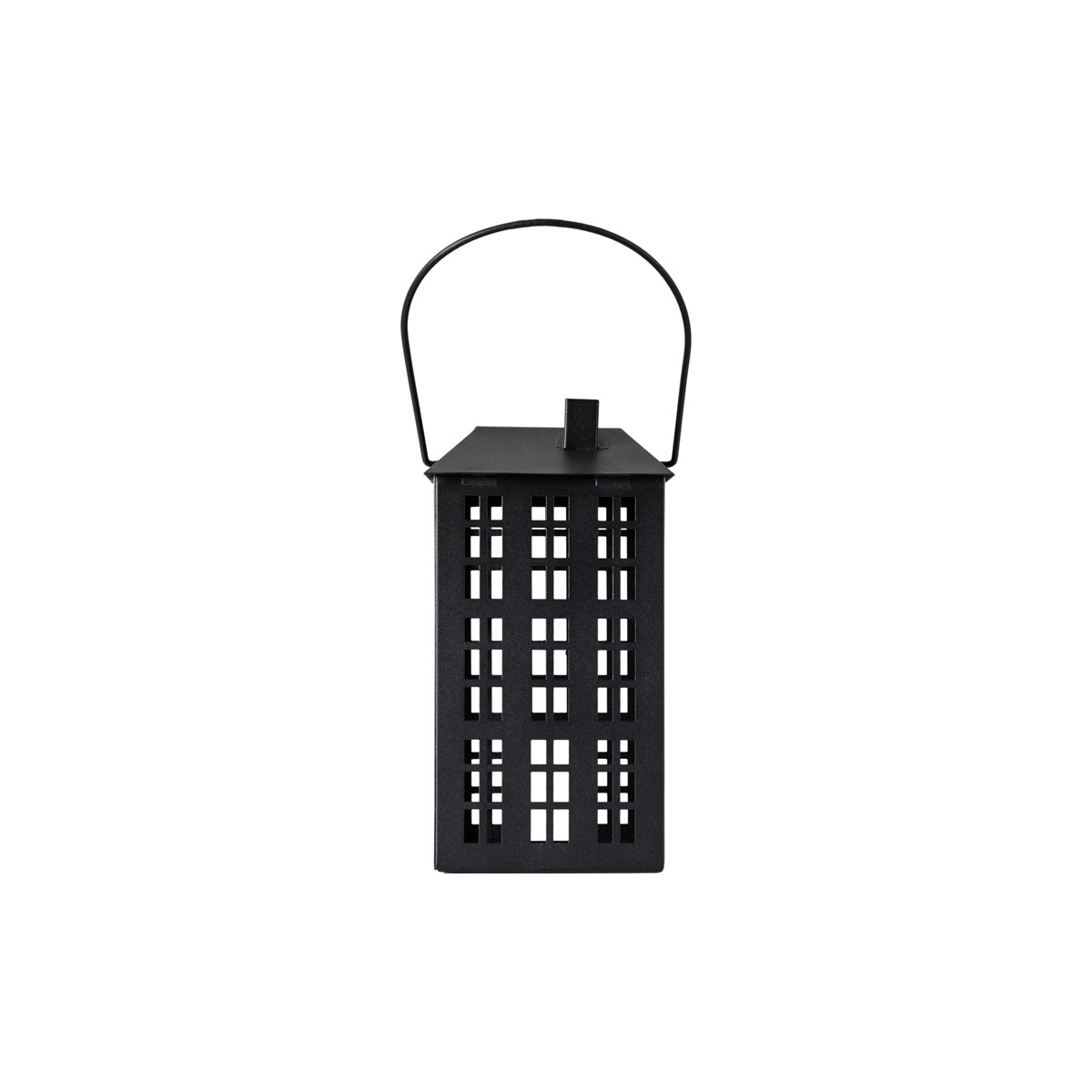 Town House Lantern Black 135x135x255mm