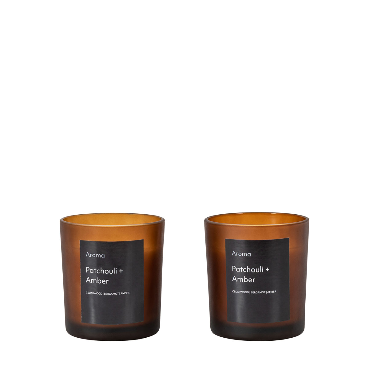 Aroma Votive Patchouli & Amber (2pk) 70x70x75mm