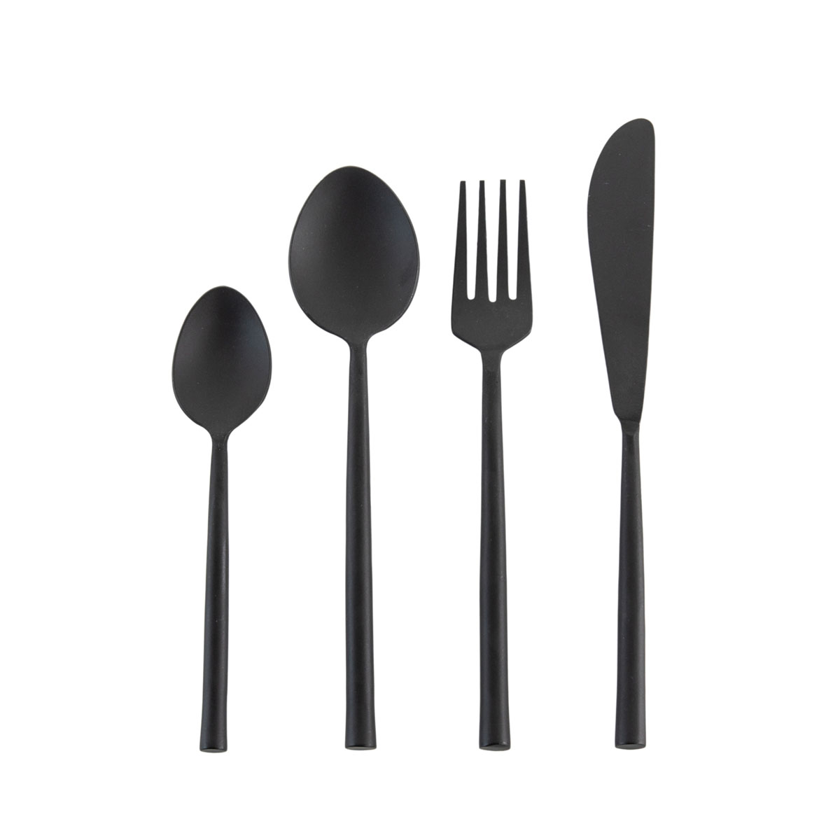 Elin Cutlery Set x16 Matt Black