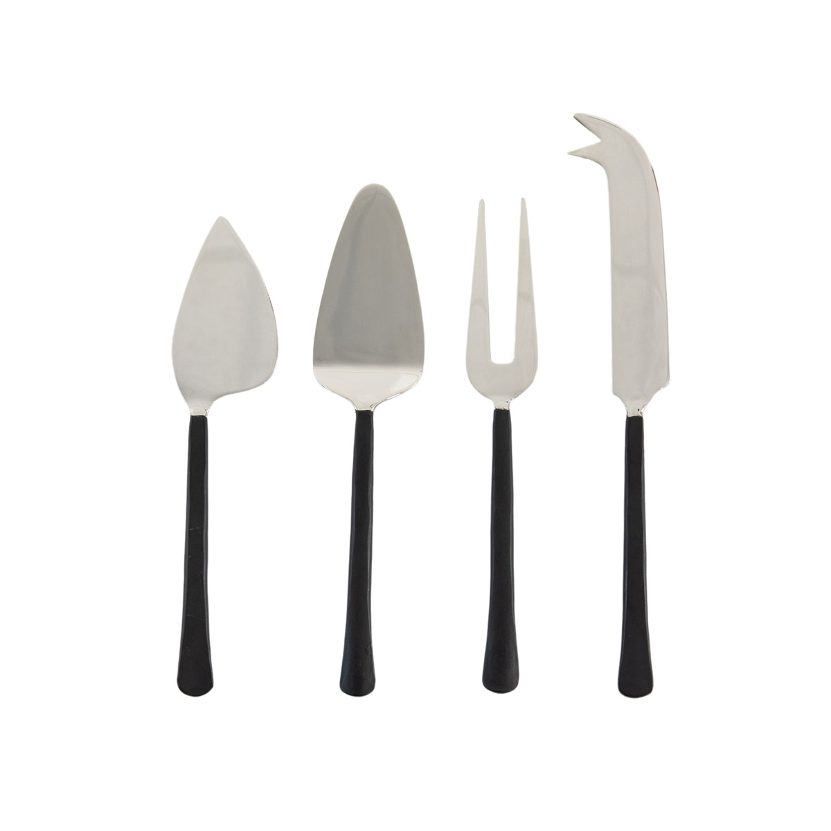 Soren Cheese Knife Set x4 Black