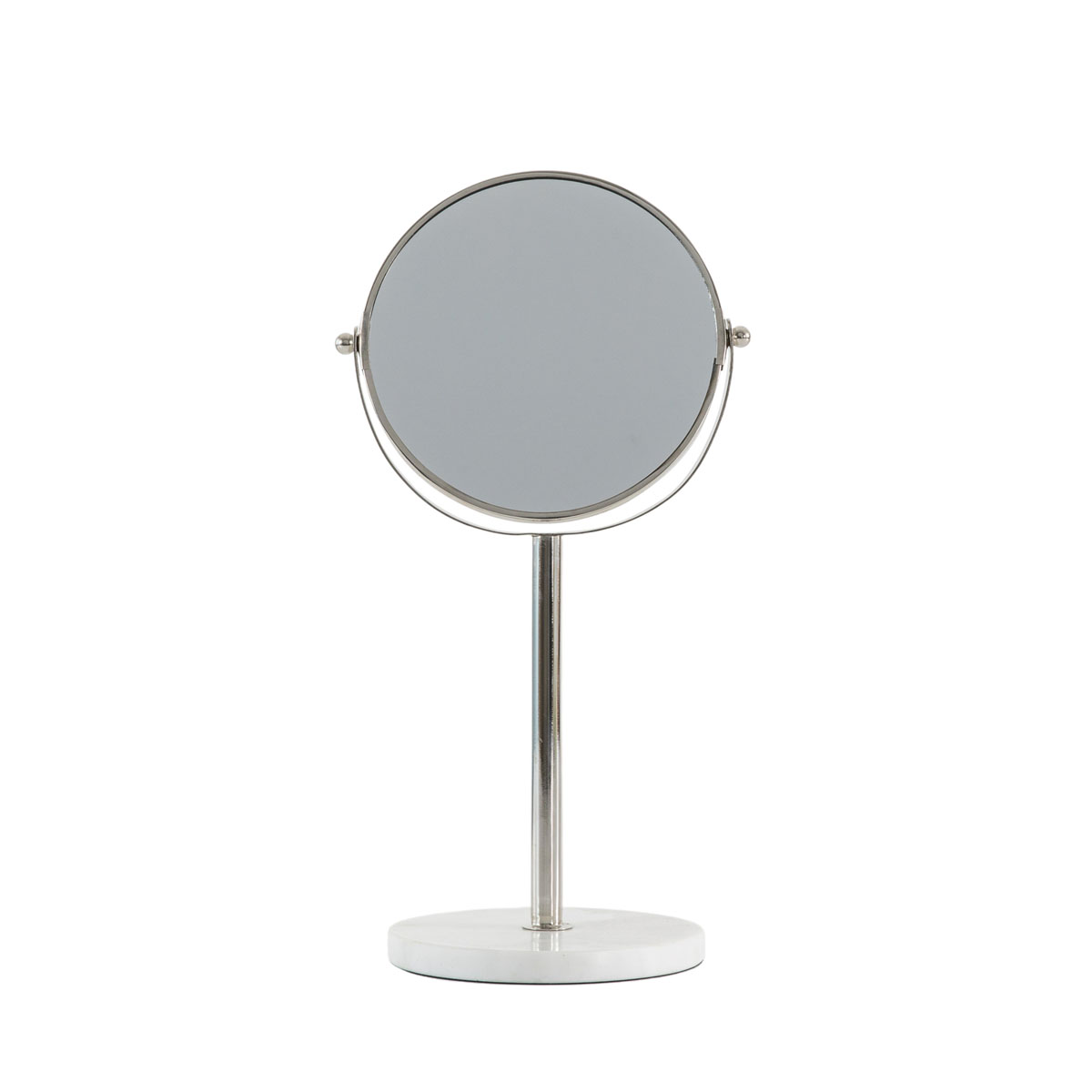 Bella Vanity Mirror White & Silver 200x150x380mm
