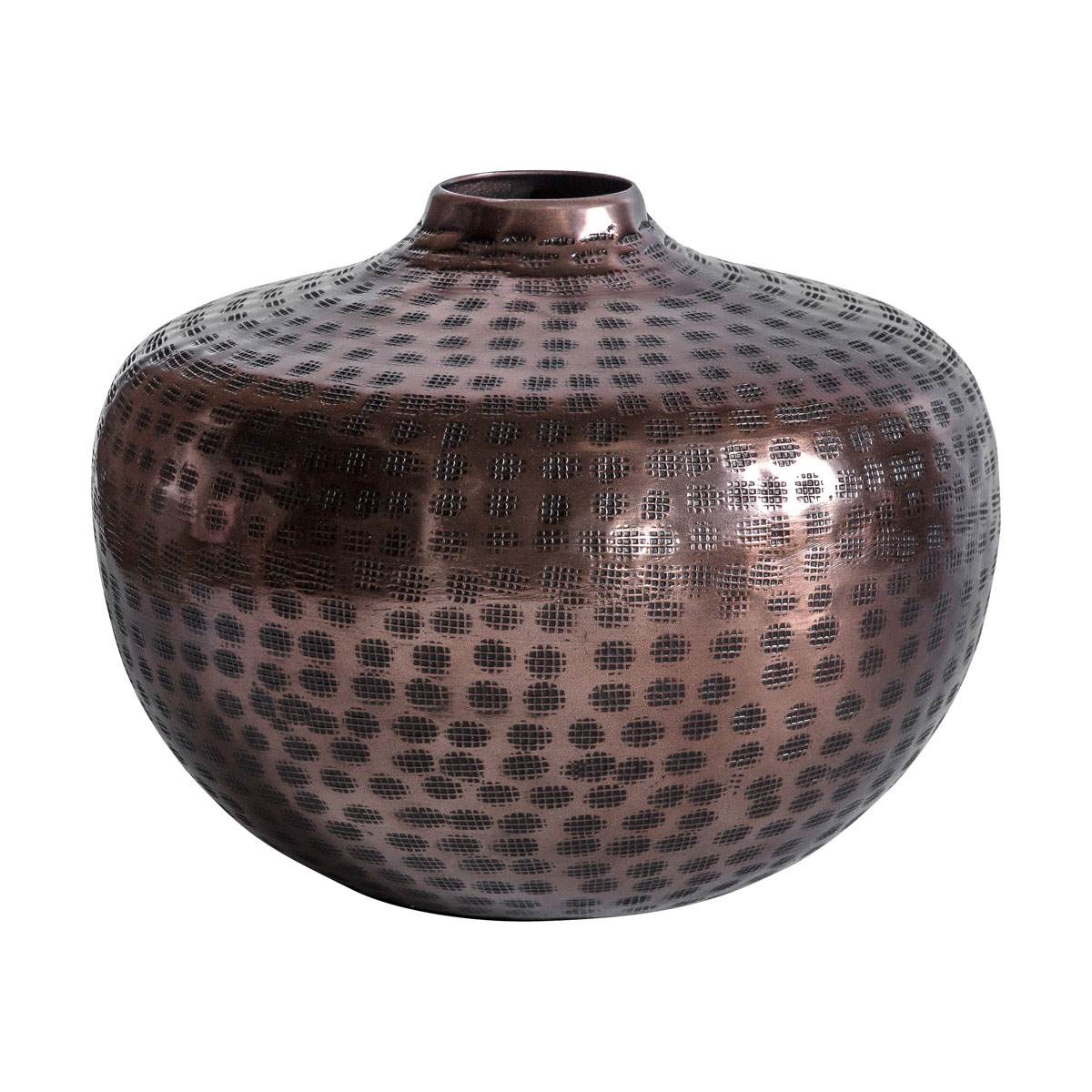 Nallam Vase Round Bronze 255x255x190mm