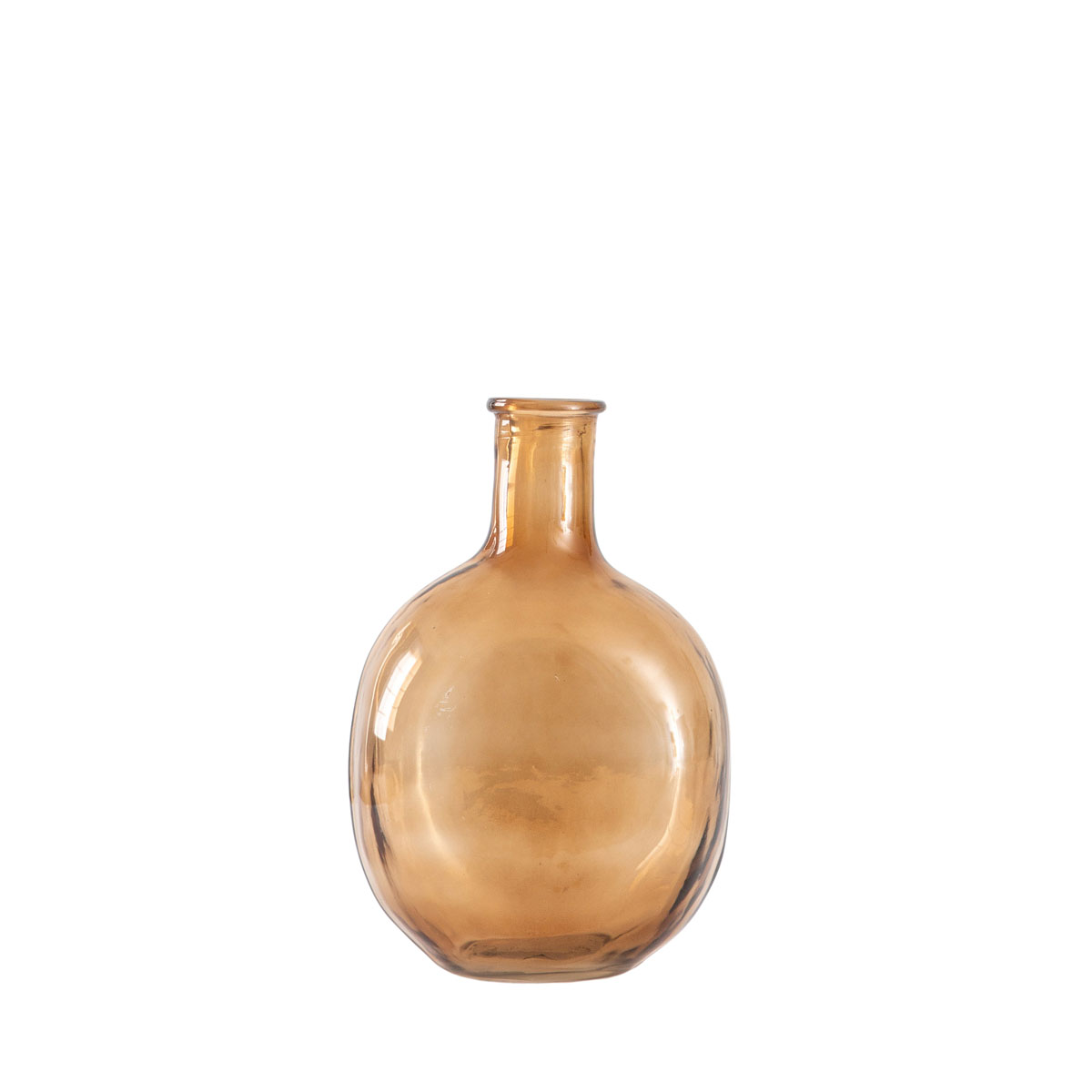 Burwell Bottle Vase Brown 150x105x240mm