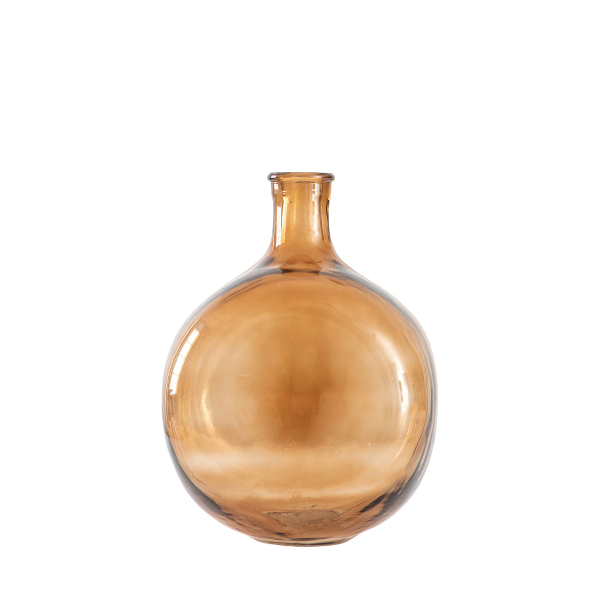 Burwell Bottle Vase Brown 240x170x325mm