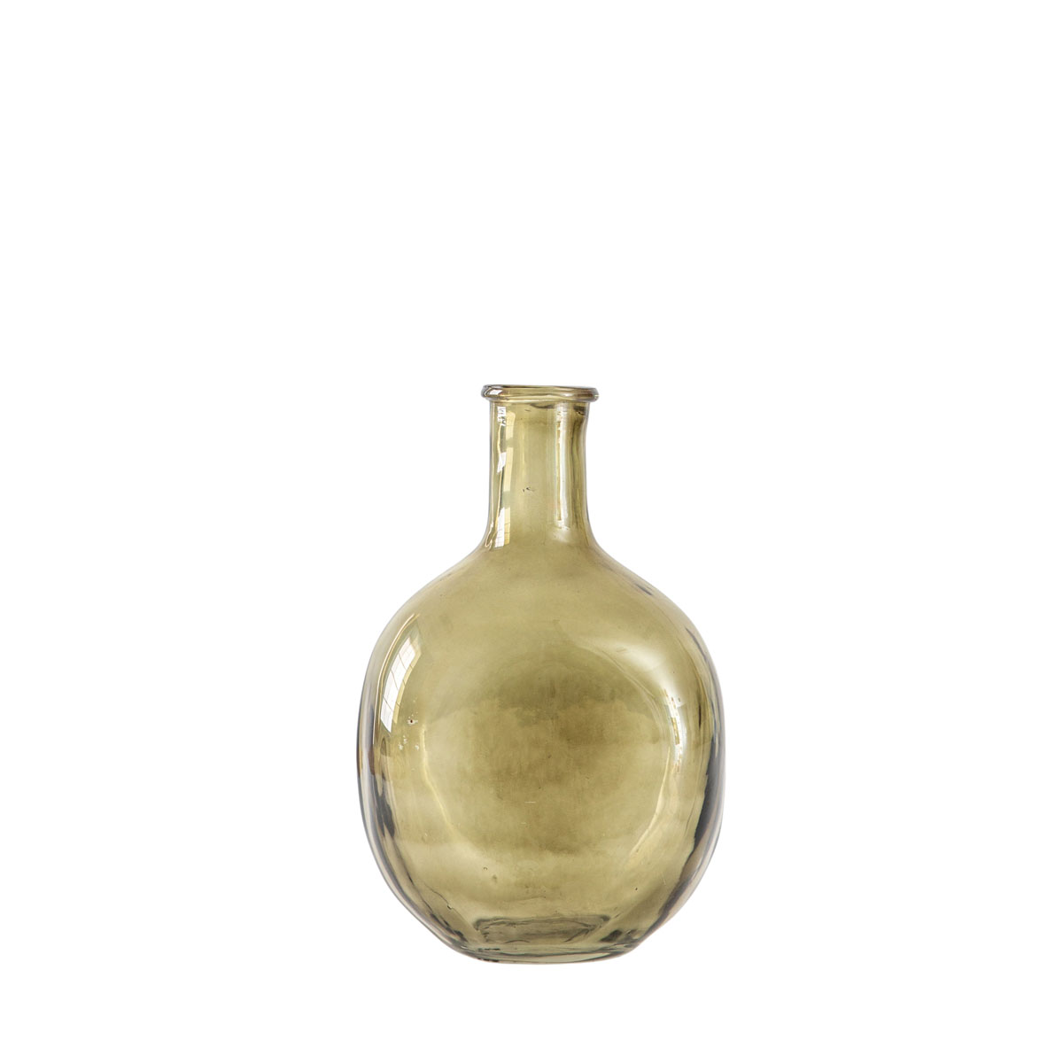 Burwell Bottle Vase Green 150x105x240mm