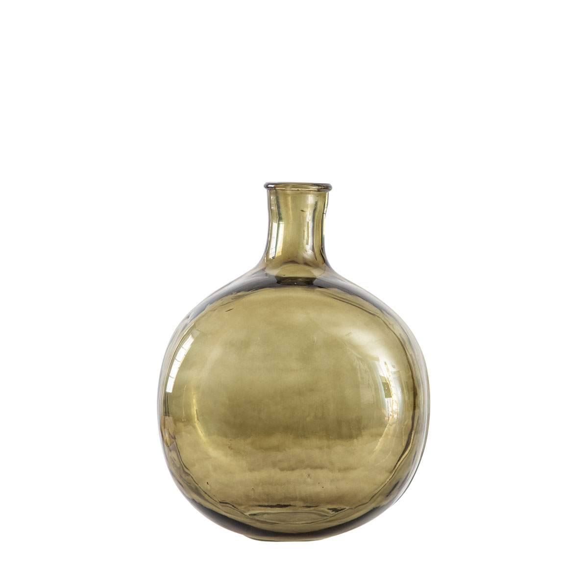 Burwell Bottle Vase Green 240x170x325mm