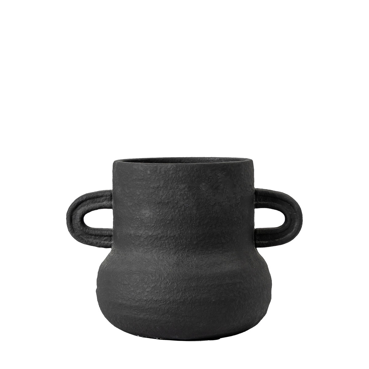 Gorki Vase Small Black 250x185x185mm