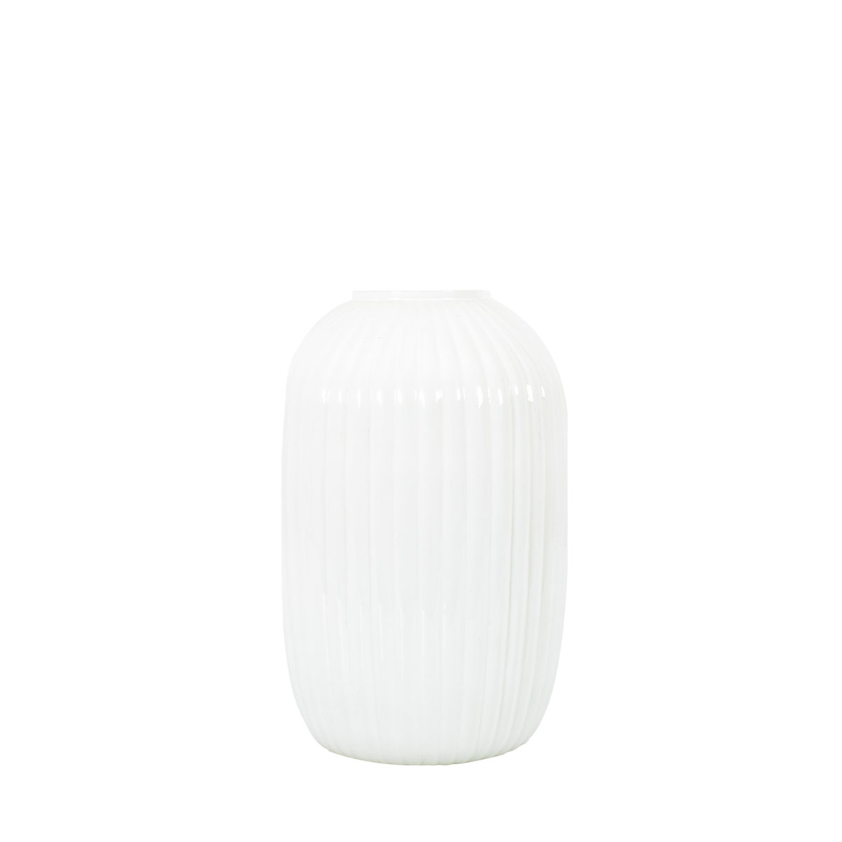 Fjord Vase Medium White 210x210x305mm