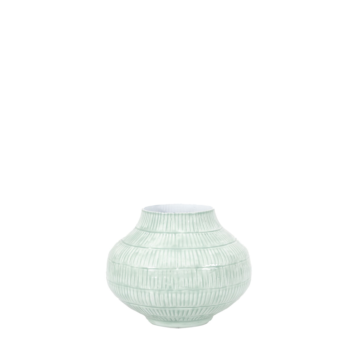 Emmy Vase Small Pale Sage 190x190x160mm