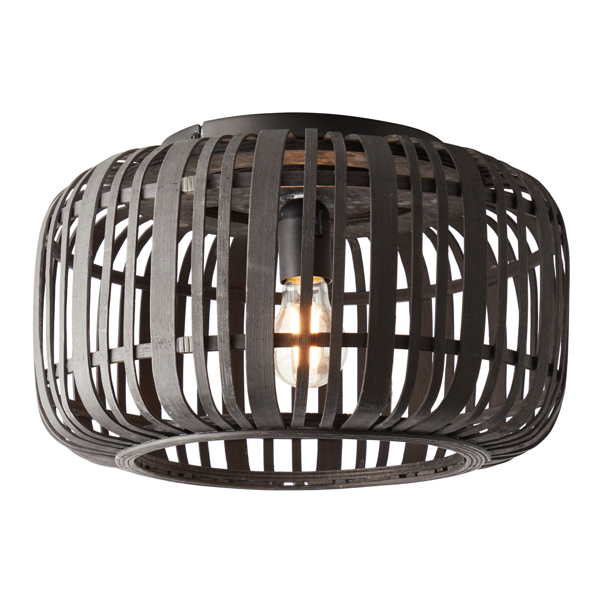 Mathias Ceiling Light Dark Bamboo