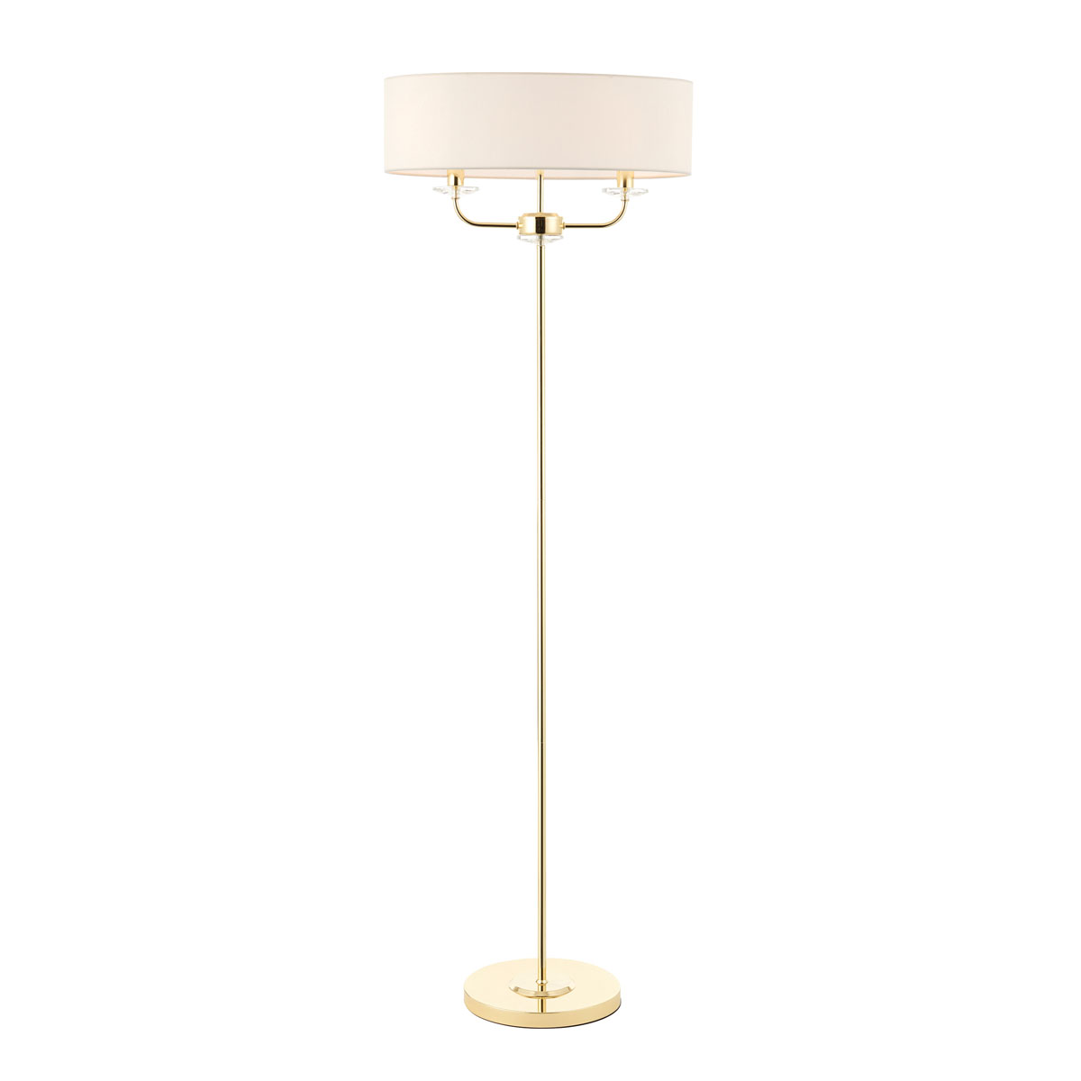 Nixon Floor Lamp Brass