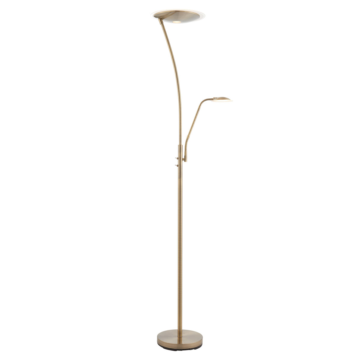 Alassio Floor Lamp Antique Brass