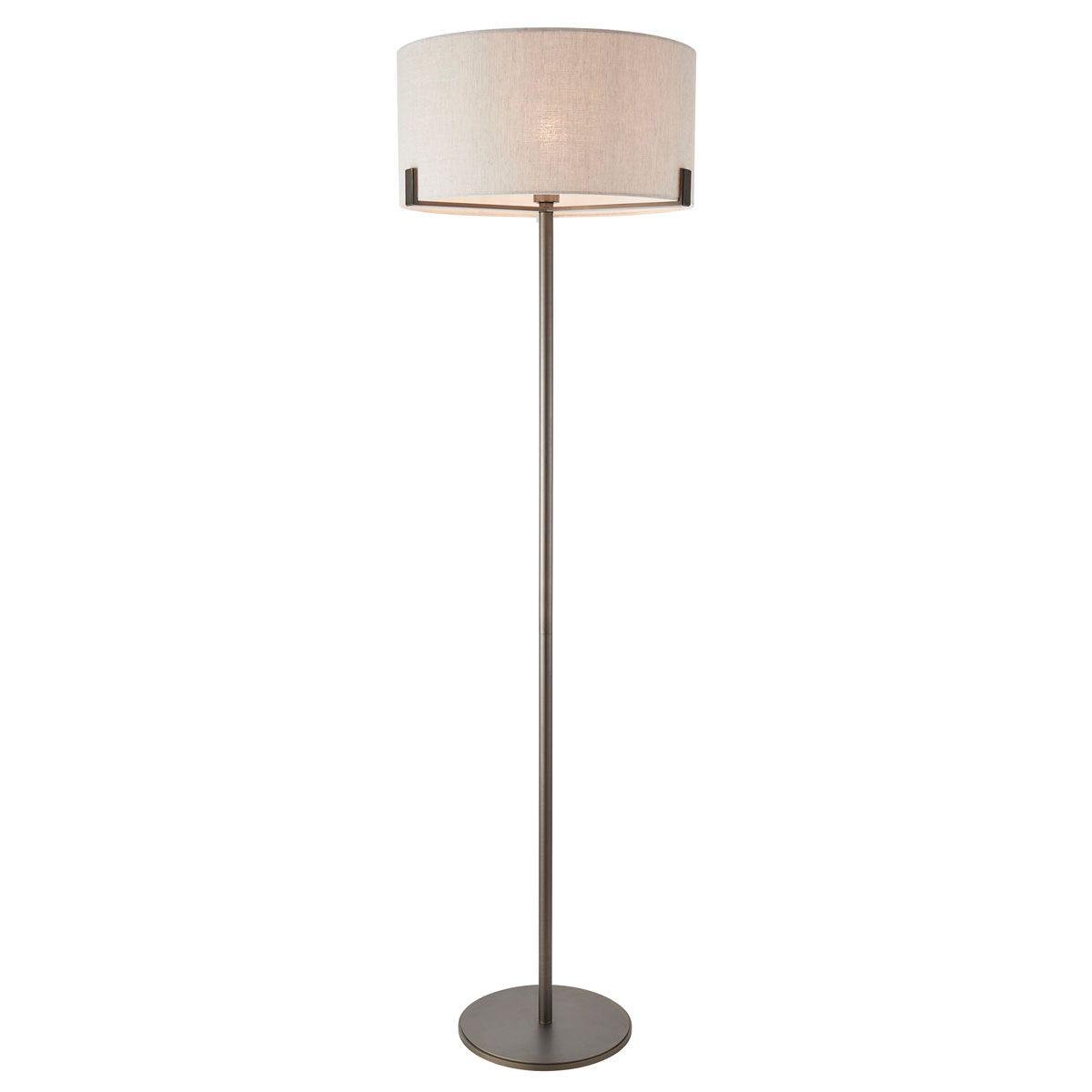 Hayfield Floor Lamp Bronze/Natural