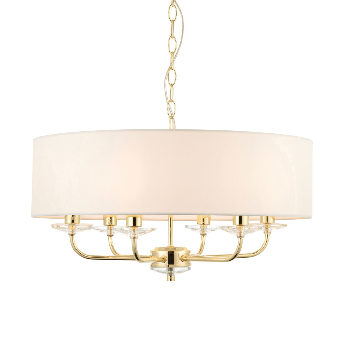 Nixon 6 Pendant Light Brass