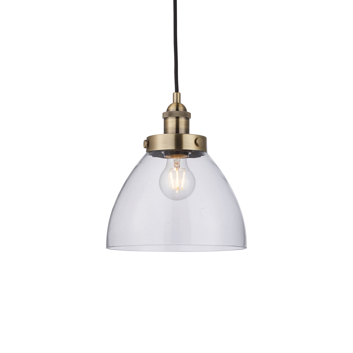 Hansen Pendant Light Antique Brass