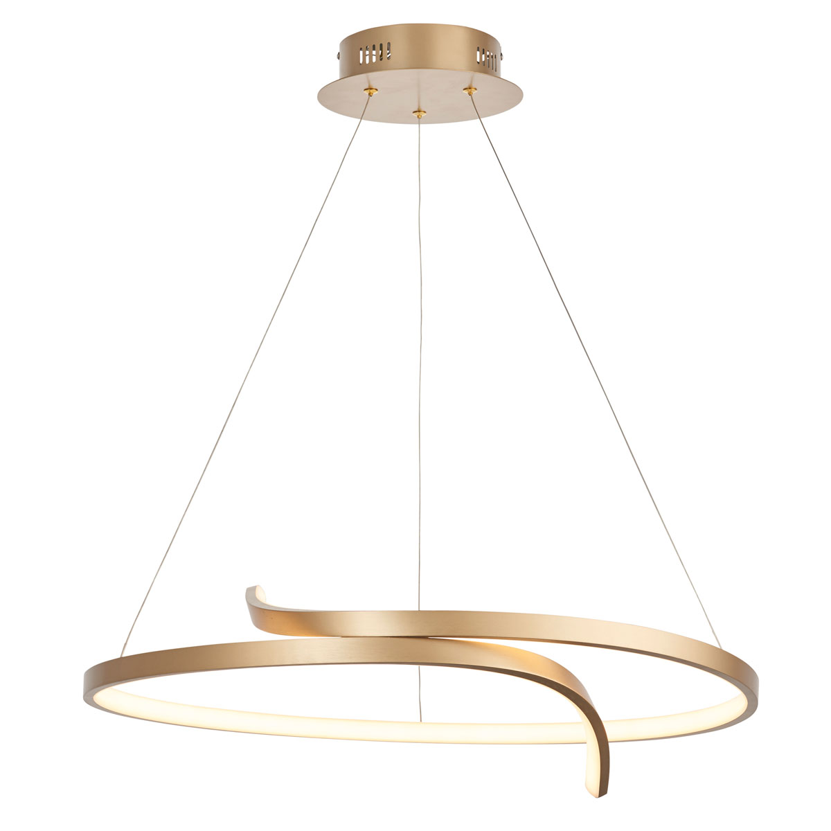 Rafe Pendant Light Brushed Gold