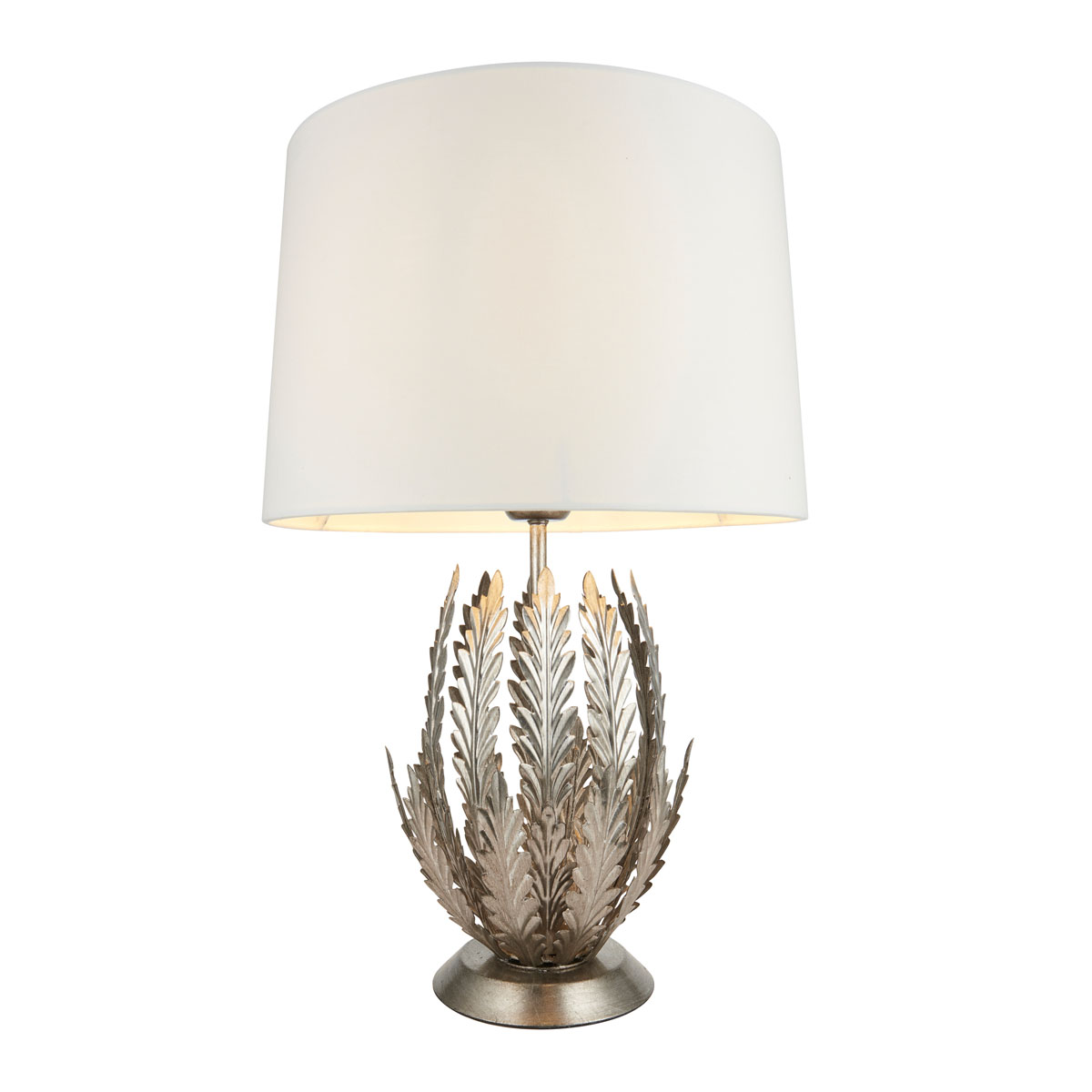 Delphine 1 Table Lamp Silver Leaf