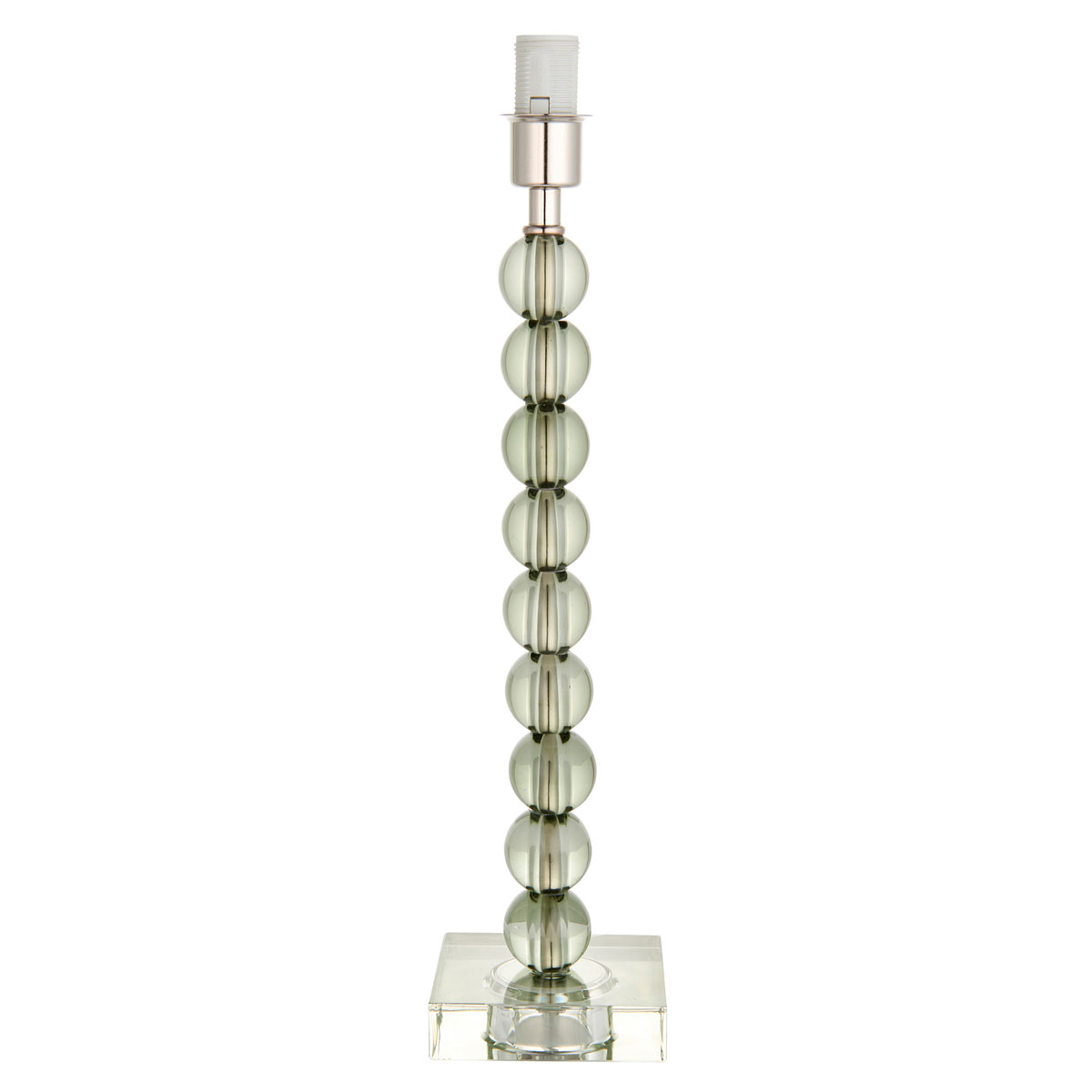 Adelie 1 Table Lamp Green / Grey Tinted