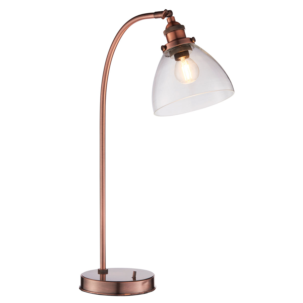 Hansen Table Lamp Aged Copper