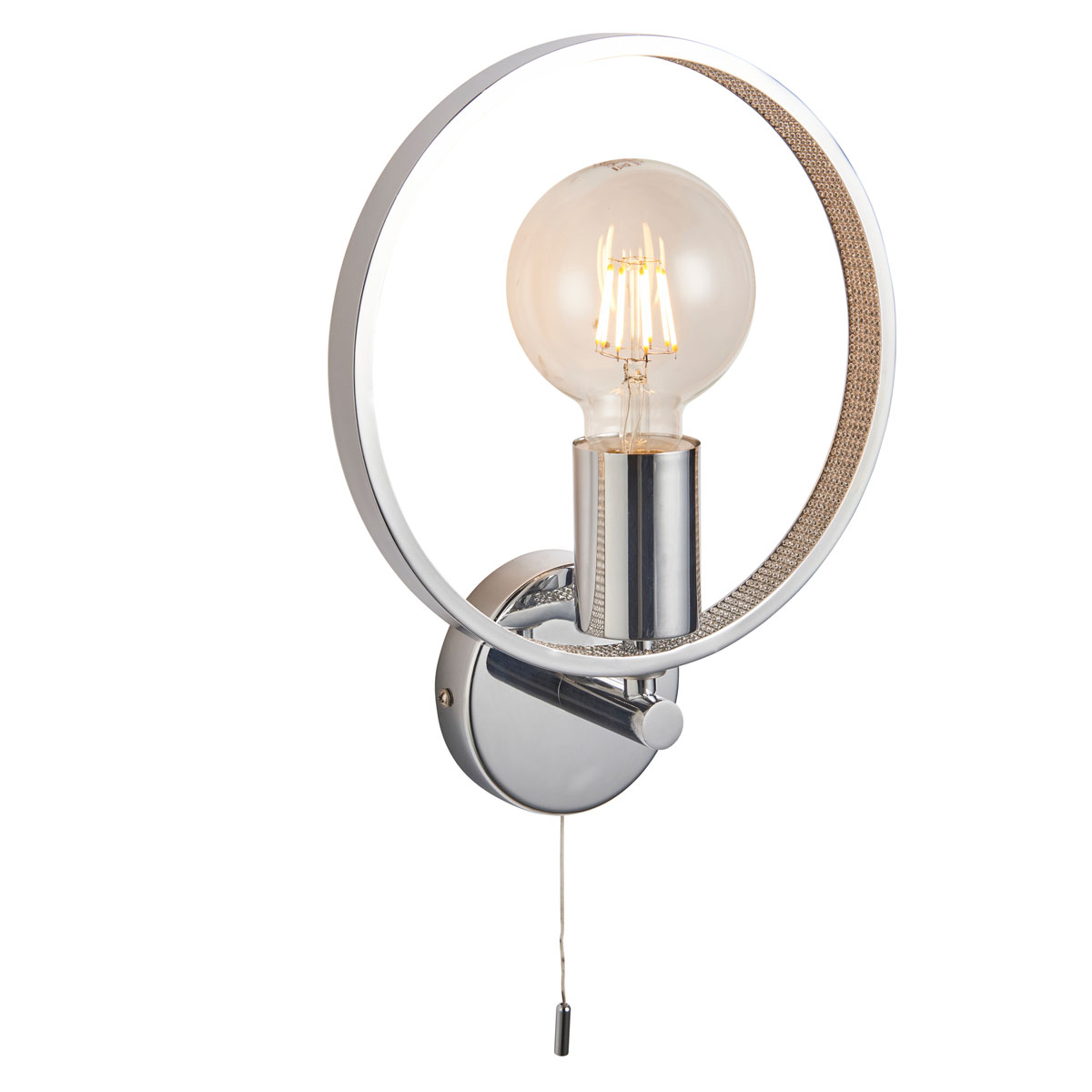 Merola Bathroom 1 Wall Light Chrome