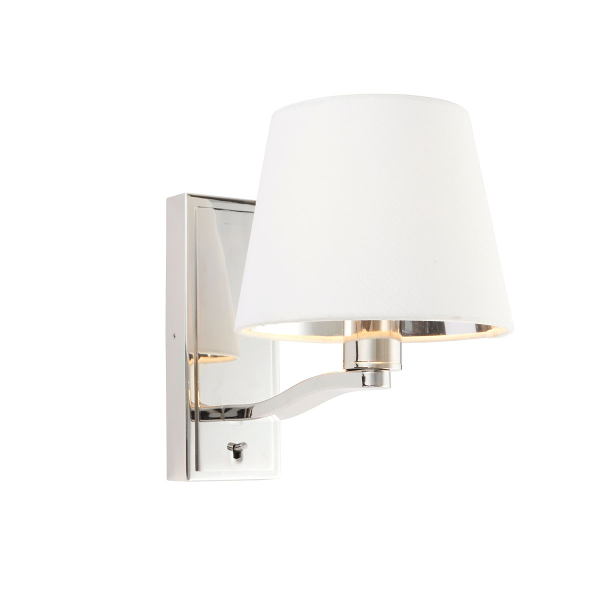 Harvey Wall Light Bright Nickel 205mm