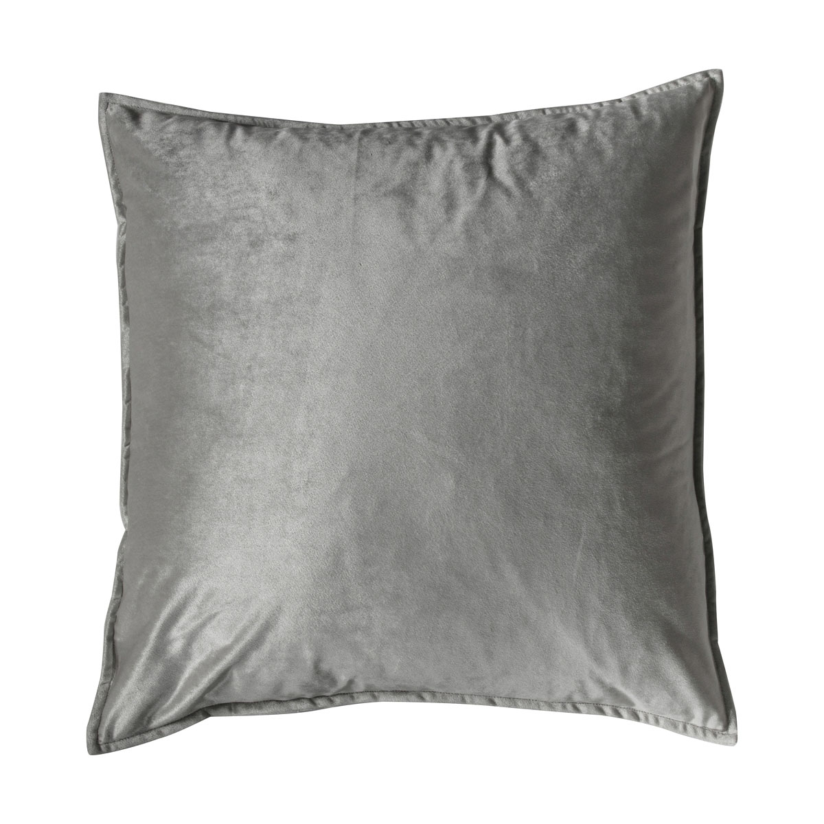 Meto Velvet Oxford Cushion Silver 580x580mm