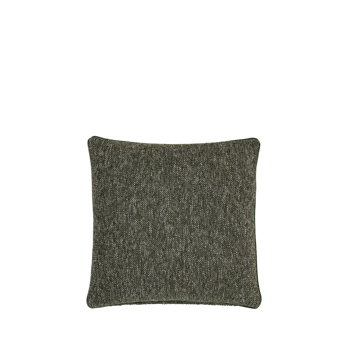 Boucle Natural Cushion Cover Olive 500x500mm