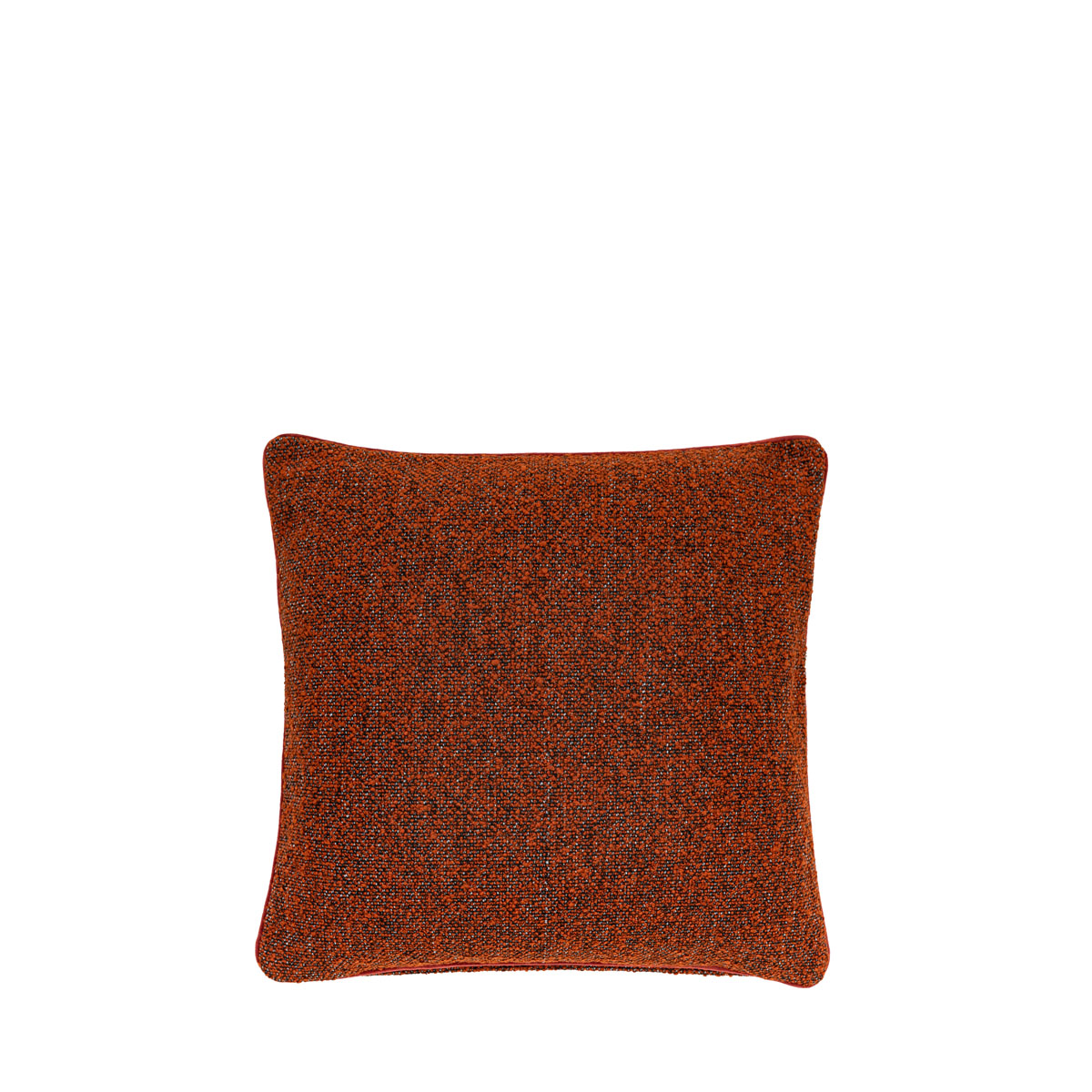 Boucle Natural Cushion Cover Rust 500x500mm
