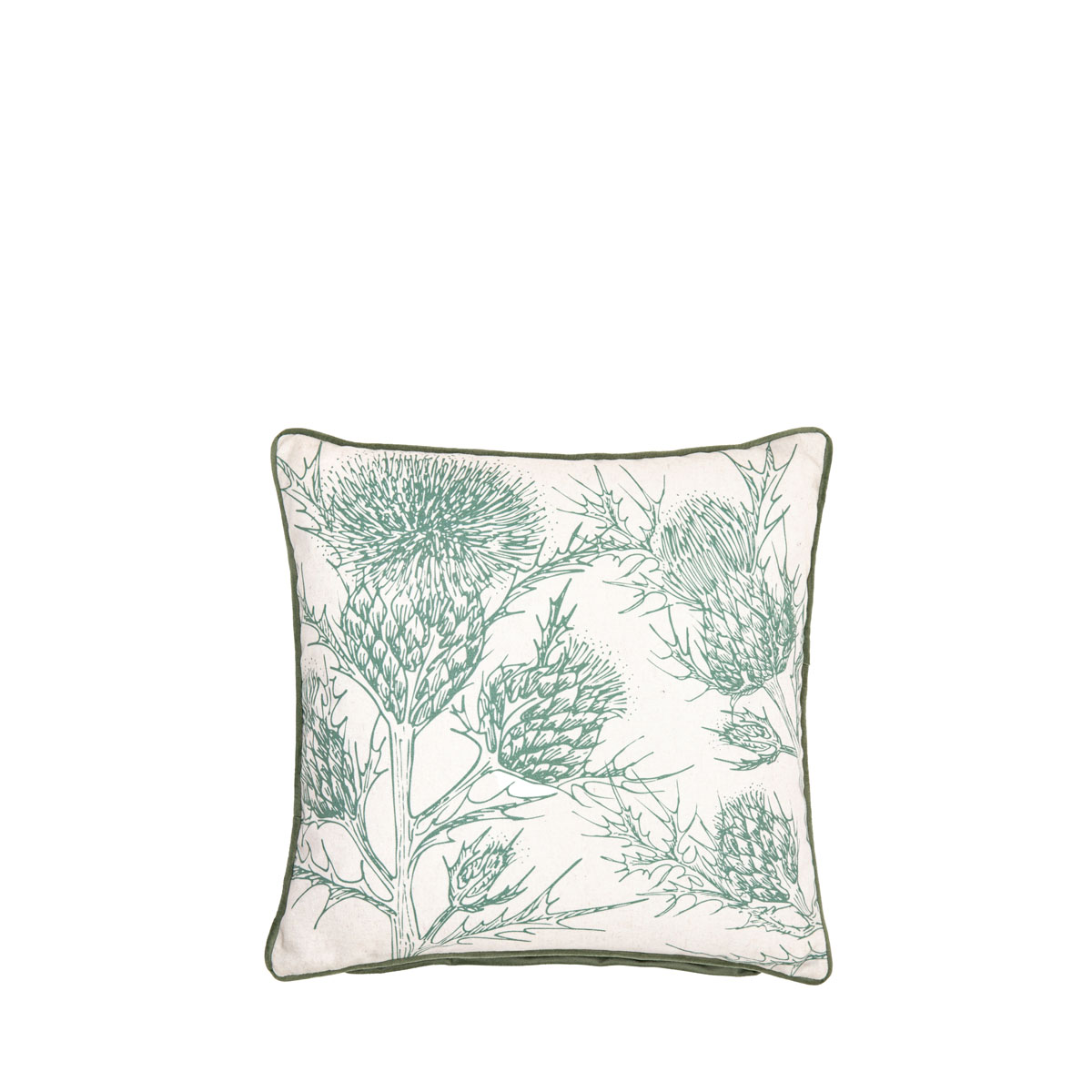 Thistle Cushion Cover Olive 450x450mm
