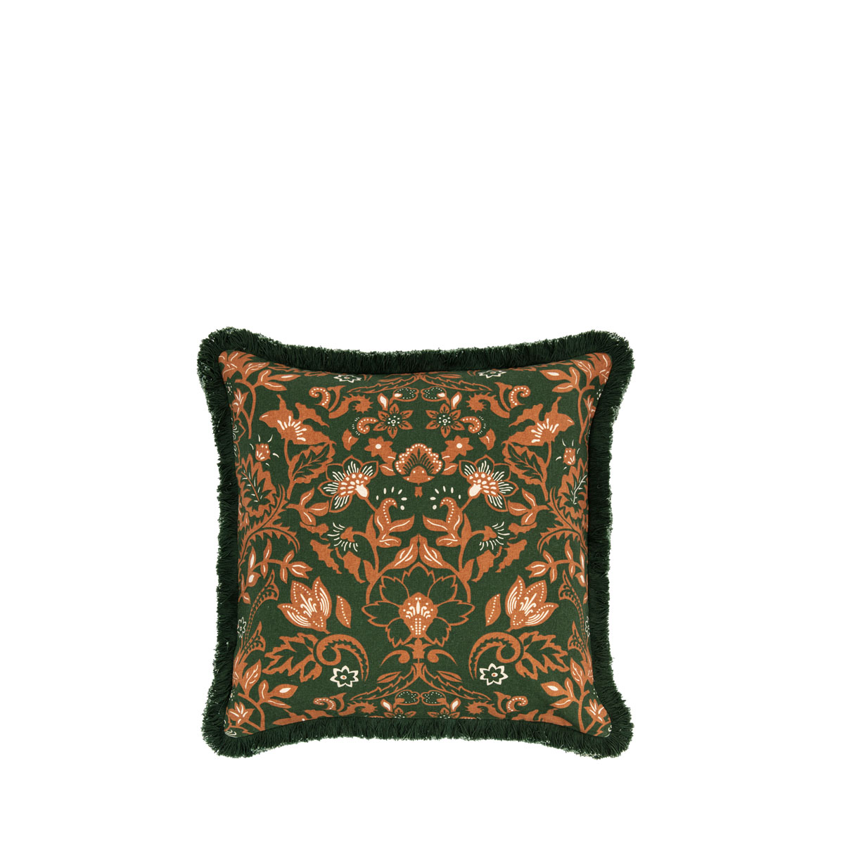 Botanist Cushion Cover Olive and Tan 450x450mm