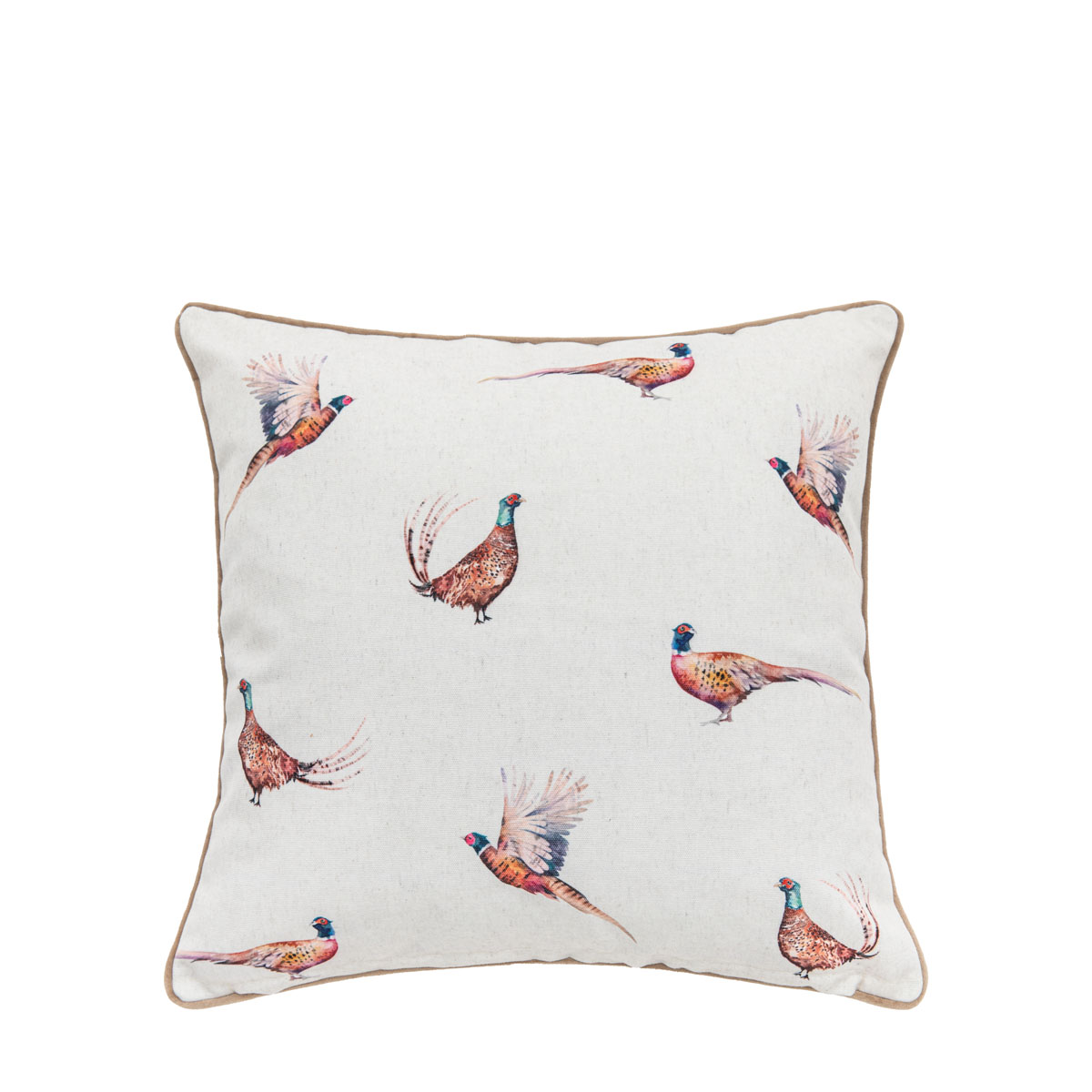 Watercolour Kilburn Pheasant Cushion Cover 45x45cm