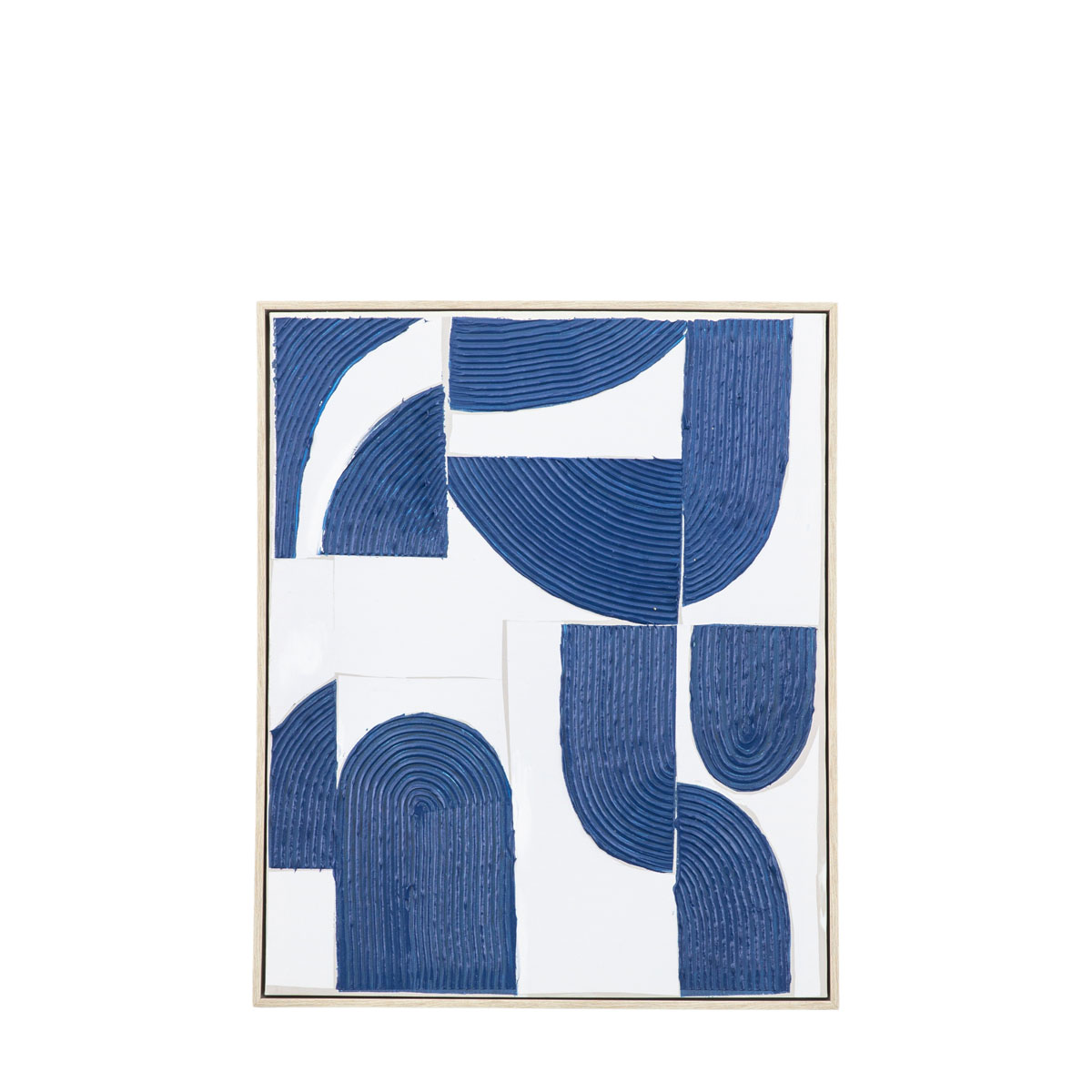 Henri Abstract Textured Framed Art